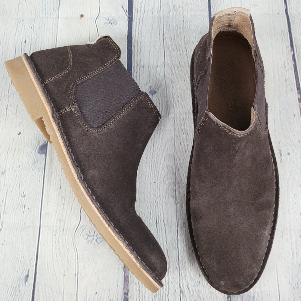 SOFTMOC | suede leather chelsea pull-on casual boots